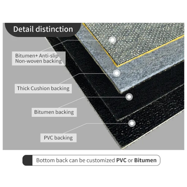 พรมตกแต่งห้อง พรมปูพื้นแผ่นยาว ขนาด 100 x 33 ซม. ลายโมเดิร์น Carpet Tiles for Home Carpet Tiles Interlocking FULL-CAP18
