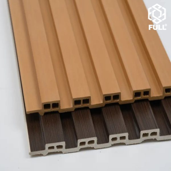 ไม้ตกแต่งผนัง WPC กันน้ำ ทนความร้อน Wood Plastic Cladding Wall Panels Composite FULL-WBI507
